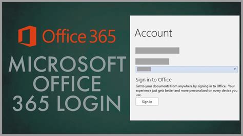 Office 365 login